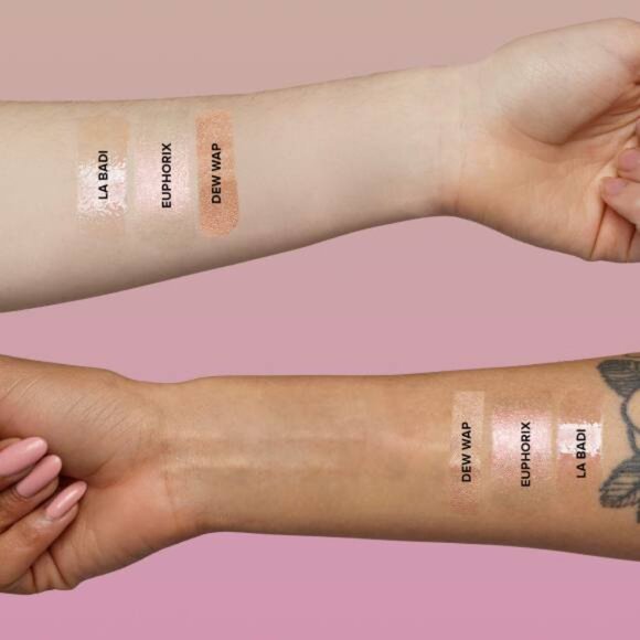 Nudestix Mini NudeGold Glam 3Pc eye and lip palette Kit - Picture 5 of 6